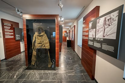 La sala de respuesta policial del museo Fundación Centro para la Memoria de las Víctimas del Terrorismo.