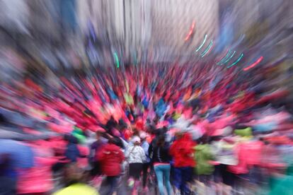 32.000 mujeres toman el centro de Madrid en la Carrera de la Mujer