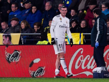 Bale recibe asistencia médica en Vila-real.