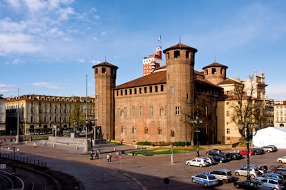 El histórico Palazzo Madama, ubicado en 'piazza' Castello.  