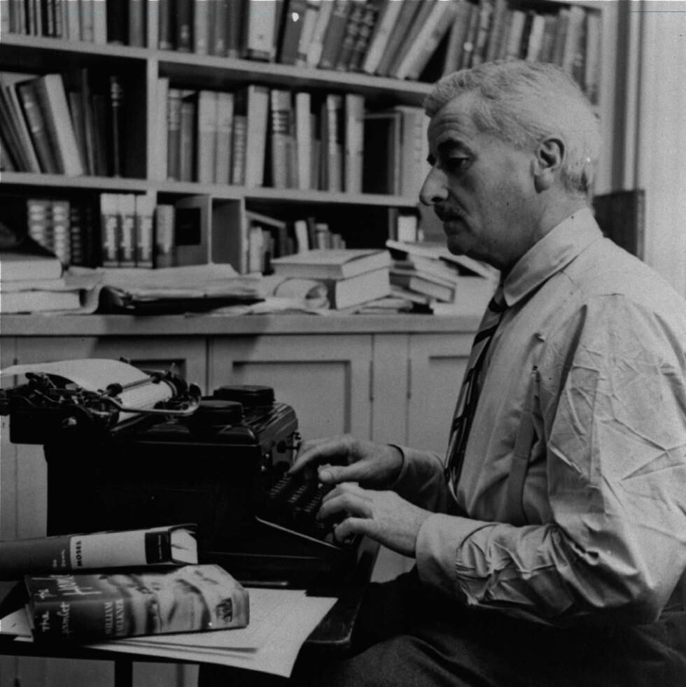El escritor estadounidense William Faulkner (1897-1962), uno de los grandes del siglo XX que sí recibió el Nobel.