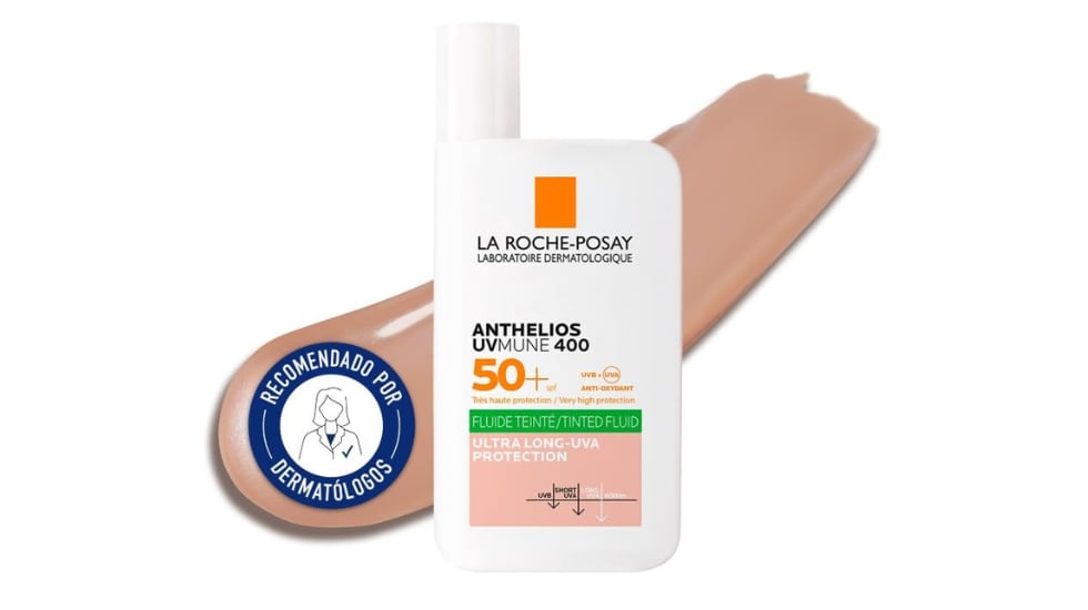 Protector solar con color La Roche-Posay. 