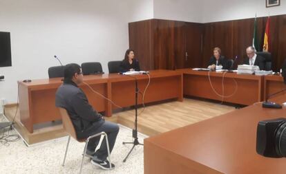 El acusado, este jueves durante el juicio.