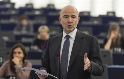 El comissari europeu d'Assumptes Econòmics i Financers, Pierre Moscovici.