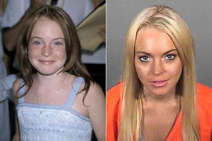 A doce protagonista de 'Operação Cupido' foi a responsável pelas manchetes mais escabrosas. Lindsay Lohan foi presa várias vezes (por roubar uma joia e por seus vícios) e passou outras tantas por reabilitação. Afastada das telas, sua última aventura foi lançar seu site pago com conselhos de ‘lifestyle’ e beleza