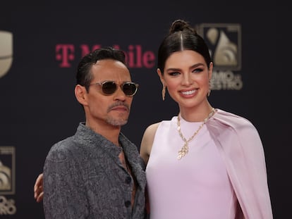 Marc Anthony y Nadia Ferreira