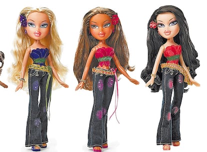 Las populares muñecas Bratz.