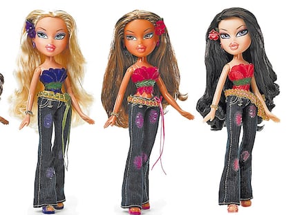 Las populares muñecas Bratz.