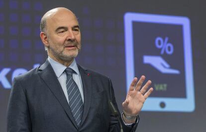 El comisario europeo de Asuntos Econ&oacute;micos, Pierre Moscovici. 