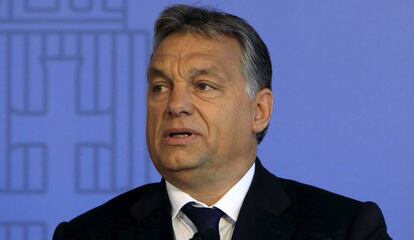 Viktor Orb&aacute;n, primer ministro de Hungr&iacute;a