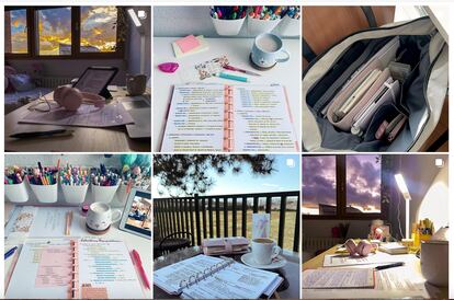 With the hashtag #opozulo [perfect work or study space], people tag images of the places where they study.