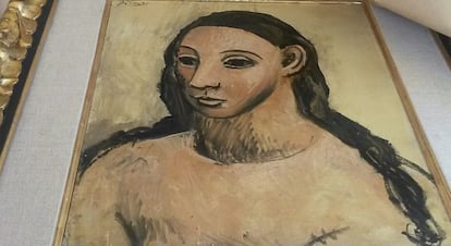 El cuadro de Picasso, inacutado en C&oacute;rcega.