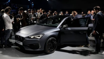 El nuevo Cupra Leon, presentado hoy en Martorell.