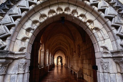 Claustro del monasterio cisterciense de Sacramenia (Segovia), hoy en Miami Beach (EE UU).