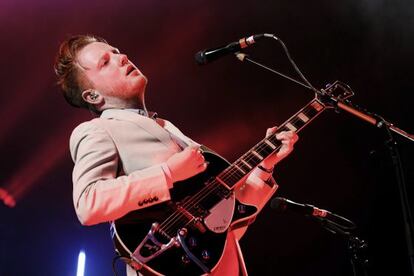 Alex Trimble, de Two Doors Cinema Club, en un concierto el pasado 6 de julio.