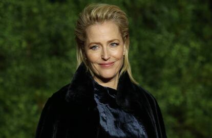 Gillian Anderson durante la presentación de la tercera temporada de 'The Crown' en Londres el pasado noviembre.