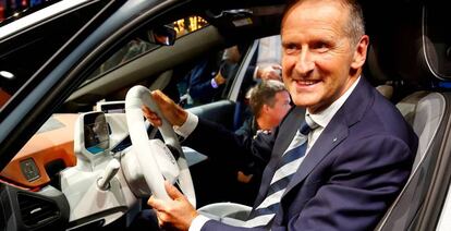 Herbert Diess, consejero delegado del grupo automovilístico Volkswagen.