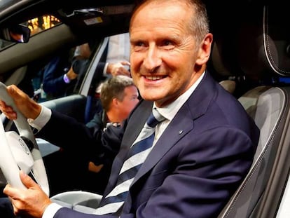 Herbert Diess, consejero delegado del grupo automovilístico Volkswagen. 
