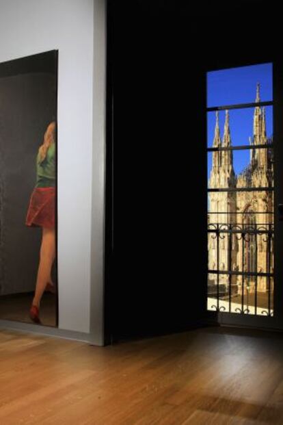 Vista del Duomo de Milán desde el Museo del Novecento.