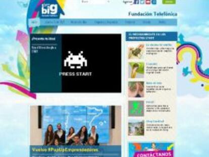 Página web de Think Big.