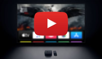 YouTube en Apple TV.