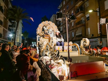 Carroza de la Cabalgata de Paiporta, en Valencia. 