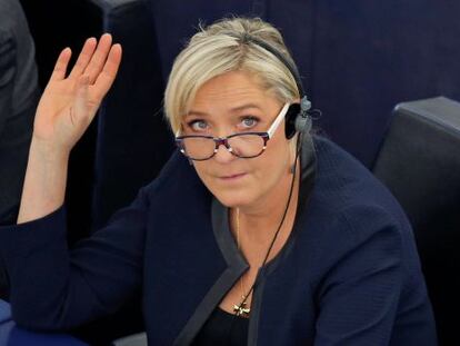 Marine Le Pen, l&iacute;der del Frente Nacional Franc&eacute;s. 