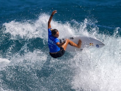 Nadia Erostarbe, durante la competición este fin de semana en Arecibo, Puerto Rico.