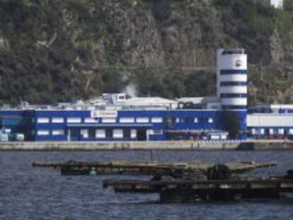 Sede principal en Chapela (Redondela), en la r&iacute;a de Vigo, de Pescanova. 