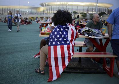 Mesas de alimenta&ccedil;&atilde;o do Parque Ol&iacute;mpico.