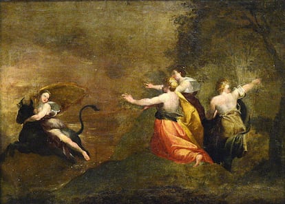 El rapto de Europa, Francisco de Goya, 1772. Colección privada.
