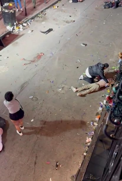 Una de las víctimas del atropello en Nueva Orleans.