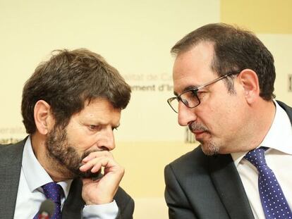 Albert Batlle i Ramon Espadaler en una imatge d'arxiu.