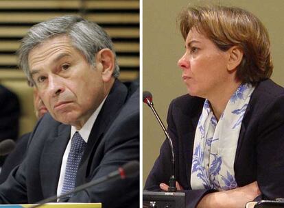 El presidente del Banco Mundial, Paul Wolfowitz, y su pareja, Shaha Riza.