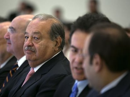 Carlos Slim, due&ntilde;o de Am&eacute;rica M&oacute;vil, en una imagen de 2013