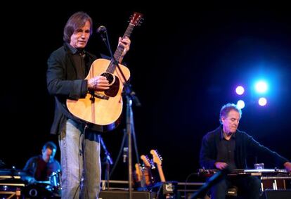 Jackson Browne, en un concierto en California en septiembre. 