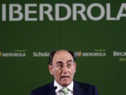 Ignacio S&aacute;nchez Gal&aacute;n, presidente de Iberdrola.