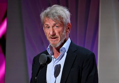 Sean Penn durante un evento celebrado en el Fous Seasons de Beverly Hills, en California, el 8 de febrero de 2025.