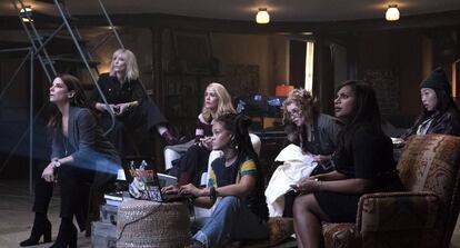 Preparación del robo en 'Ocean's 8'.