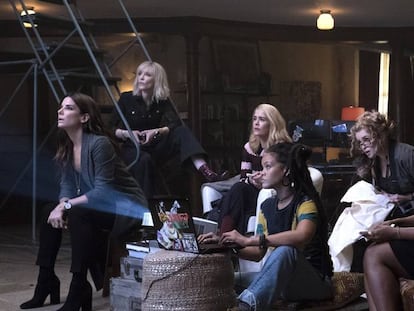 Preparación del robo en 'Ocean's 8'.