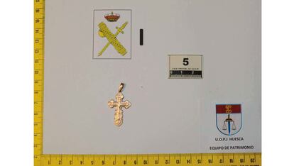 Joyas incautadas por la Guardia Civil a un grupo de investigados por robos de viviendas rurales del norte de España