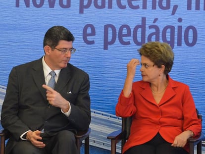 Joaquim Levy e Dilma Rousseff