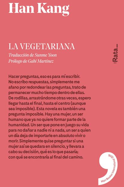 Cuando tiene un rato libre, le gusta leer. Sus dos obras favoritas, ahora mismo, son La vegetariana (Rata), de la surcoreana Han Kang, sobre una mujer que rompe con su familia para iniciar una dieta sin base animal, y La ciudad solitaria (Capitán Swing), de Olivia Laing. «Me encanta su fuerza».