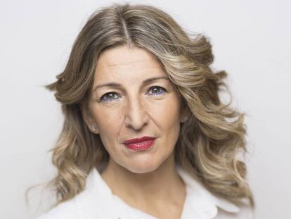 Yolanda Díaz, la ministra
de los pactos, este domingo, en 'El País Semanal'
