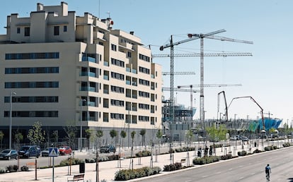 Promoción de viviendas en venta en el barrio madrileño de El Cañaveral.