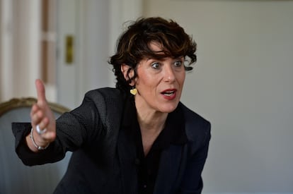 La ministra de Inclusión, Seguridad Social y Migraciones, Elma Saiz.
