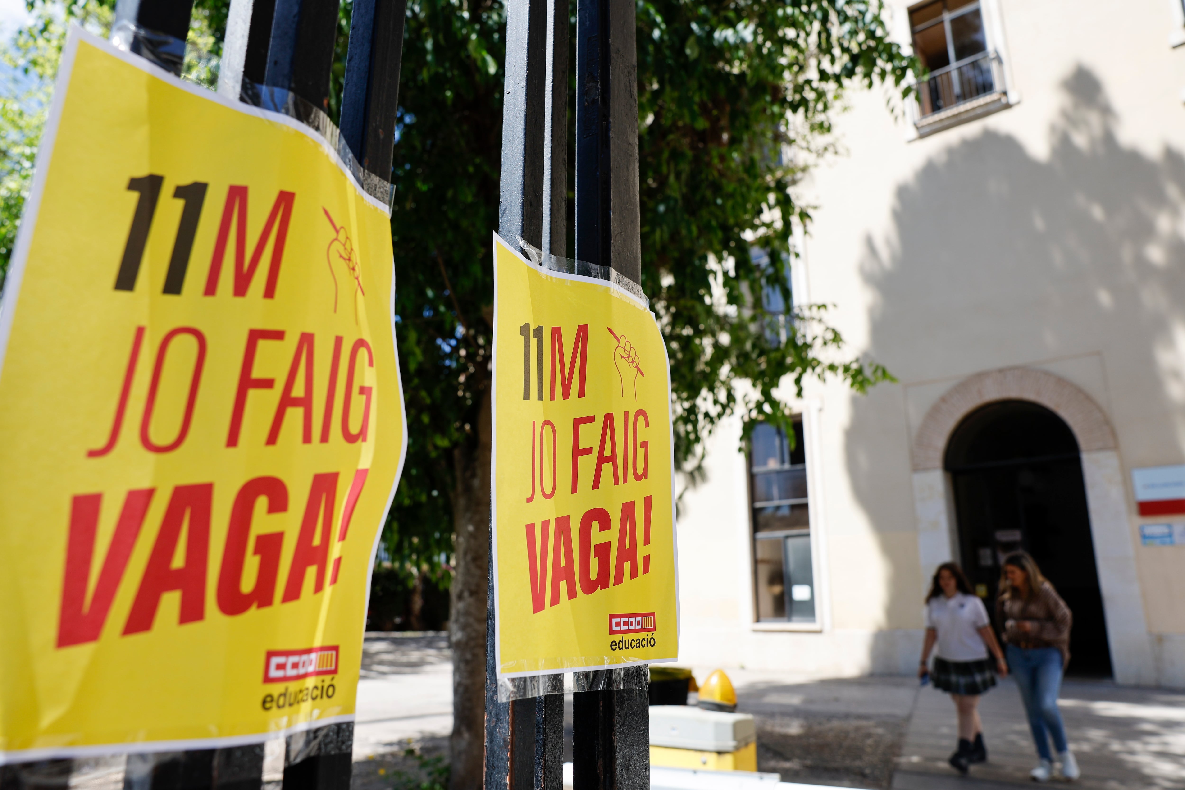 Sin mesa de negociación a la vista en la  segunda jornada de huelga educativa valenciana