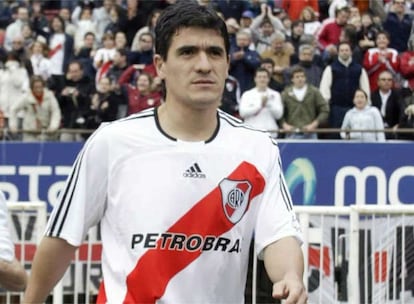 El futbolista Ariel Ortega