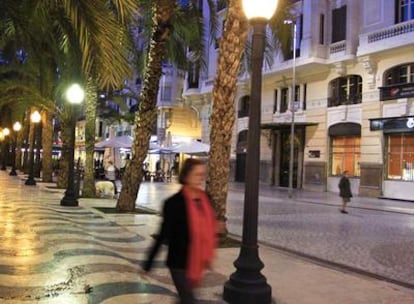 Tramo de la Explanada que se pretende abrir al tráfico.
