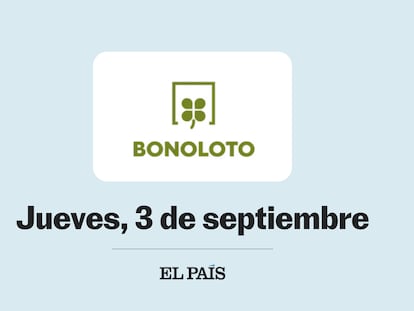 Sorteo Bonoloto jueves 3 de septiembre 2026